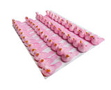 Kuş Minik Simli Pembe 1.5x3 ( 50 Adet )