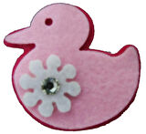 Keçeden Civciv Pembe 4.5x5 Cm ( 50 Adet )
