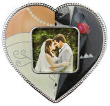 ÇERÇEVE GELİN DAMAT KALPLİ MAGNET 1 ADET