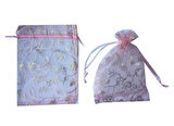Kese Lale Desenli Pembe 17X23Cm (50 Adet )