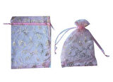 Kese Lale Desenli Pembe 17X23Cm (50 Adet )