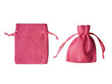 Kese Çuval Natural Fuşya Küçük 9x12 Cm ( 20 Adet )