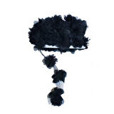Çiçek Tül Lazer Kesim Siyah 10 Yard ( Yaklaşık 120 Çiçek )