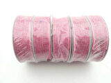 KURDELA JÜT KANAVİÇE 1.5 CM PEMBE 10 MT 1 ADET
