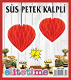 SÜS PONPON KALPLİ KIRMIZI 2'Lİ SET 1 PAKET