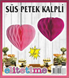 SÜS PONPON KALPLİ PEMBE 2'Lİ SET 1 PAKET