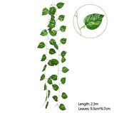 Yapay Sarmaşık Sarı Çizgili Yapay Çiçek Dekoru 230cm X 3ADET