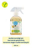 SOOP Güçlü Mutfak Temizleyici 500 ml |Doğal, Vegan | Beyaz Limon Koku | Yağ ve kirlerde etkili 