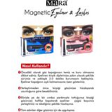 Mara Manyetik Eyelinerlı Mıknatıslı Doğal Ipek Takma Kirpik Ekstra Yoğun