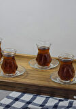 Akasya Tepsi - Açılır Kapanır Ayaklı Tepsi - 50x30 CM 