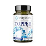 COPPER 2 MG 100 TABLET BAKIR İÇEREN TAKVİYE EDİCİ GIDA