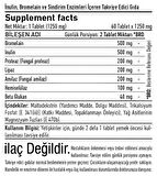 BROMELAİN KOMPLEKS 1250 MG 60 TABLET
