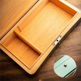 Lubinski Yeni Stil Slim Puro Kutusu Humidor Lake Gri 12's LB-618