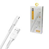 ŞARJ KABLOSU DATA FAST TYPE-C 2A BEYAZ 100CM POWERWAY TY-01