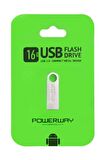 POWERWAY 16 GB METAL FLASAH BELLEK