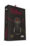 Powerway CC4.0 QC40 40W 5V 4 Amper Type c - Usb Araç Şarj Başlığı