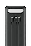 80.000 Mah Kablolu Dijital Göstergeli Gerçek 80.000 Mah Garantili Işıklı Kamp TX80 Siyah Powerbank