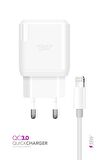 TAHAL KUYUMCULUK Powerway Lightning 18 Watt Hızlı Şarj Aleti Beyaz