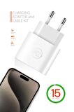 Powerway RXS27 25W Type-C Şarj Adaptörü ve Kablo Seti Hızlı ve Güvenli Apple Uyumlu