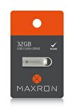MAXRON 32 GB Flash Bellek Metal Gövde Ömür Boyu Garantili Güvenli Usb Bellek Data Traveler