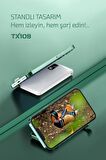 Powerway TX109 10000 mAh Hızlı Şarj Powerbank Beyaz 
