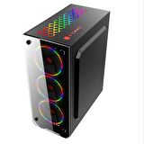 Blueforce Hunter 4*RGB Fanlı Atx-Mini Atx Itx Mid Tower Kasa