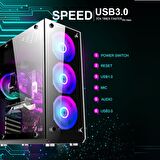Blueforce Hunter 4*RGB Fanlı Atx-Mini Atx Itx Mid Tower Kasa