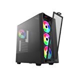 Blueforce Phoenix 6*RGB Fanlı Atx-Mini Atx Itx Mid Tower Kasa