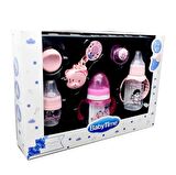 Baby Time BT206 5'li Yenidoğan Hediyelik Pembe Biberon Seti