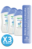 Doğal Bebek Şampuanı Erkek 400 ml 3 Adet