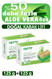 Doğal Kabak Lifli El Yapımı Aloe Vera Sabunu 2 Adet 125g
