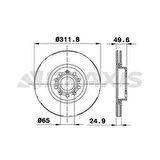 Vag On Fren Aynası Havalı Octavıa Caddy III Passat / CC Golf V / VI / VII Jetta III / IV Scirocco Tiguan - Braxıs Ae0025