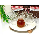 Keyf-i Dilber Borosilikat Çay Bardağı 6'lı