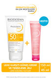 BIODERMA Photoderm SPOT SPF50+ Leke Karşıtı Güneş Kremi & Sensibio Temizleme Jeli 45 ML 8699956513478