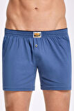 İlke 011 Düz Renkli Penye Boxer