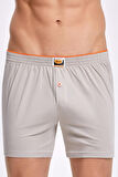 İlke 011 Düz Renkli Penye Boxer