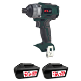 KlPro KLDV18B-80 8 Ah Çift Akülü Darbeli Vidalama Makinesi