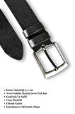 %100 Hakiki Deri Erkek Spor Kot Kemeri 4.5 Cm Manda Derisi Siyah Hediyelik Kemer Çeyizlik Spor Kemer
