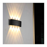 CATA Bahçe Led Aplik Kapri IP44 Amber 15W