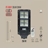 CATA Solar Sokak Armatürü Sensörlü Uzaktan Kumandalı 250W