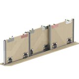 Albatur Sürgü Mekanizması 60Kg İki Yöne Sft.Ray Set 3.Kapak