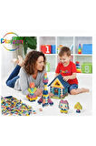 Constructo Stem 100 Parça - Eğitici Oyuncak Yapı Oyuncağı Montessori Zeka Oyunu Yapı Taşları Seti