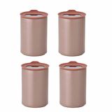 Fika One Seramik 4 Adet 650 Ml Pembe Saklama Kabı D-NEONE065-03