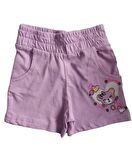 Winimo Şort Süprem Sweet Bear Ayı Baskılı Mor
