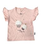 Winimo T-Shirt Cupcake Baskılı Pudra
