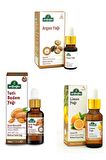 Arifoğlu  Akdeniz Aromaterapi Seti: Argan Yağı 10 ml+ Tatlı Badem Yağı 50 ml+ Limon Yağı 20 ml