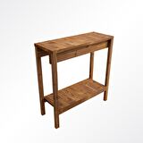 Woodesk Masif Ağaç Tik Renk 80x30 Dresuar CPT2707-80