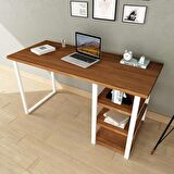 Woodesk Cpt4617-140 Çalışma Masası Ahşap 75 x 140 cm Ceviz 