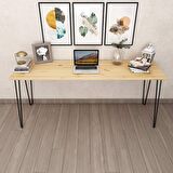 Woodesk Cpt4620-180 Çalışma Masası Ahşap 50 x 180 cm Açık Ceviz 
