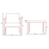 Woodesk Nature Bahçe Takımı 1+1+Sehpa CPT5504-70